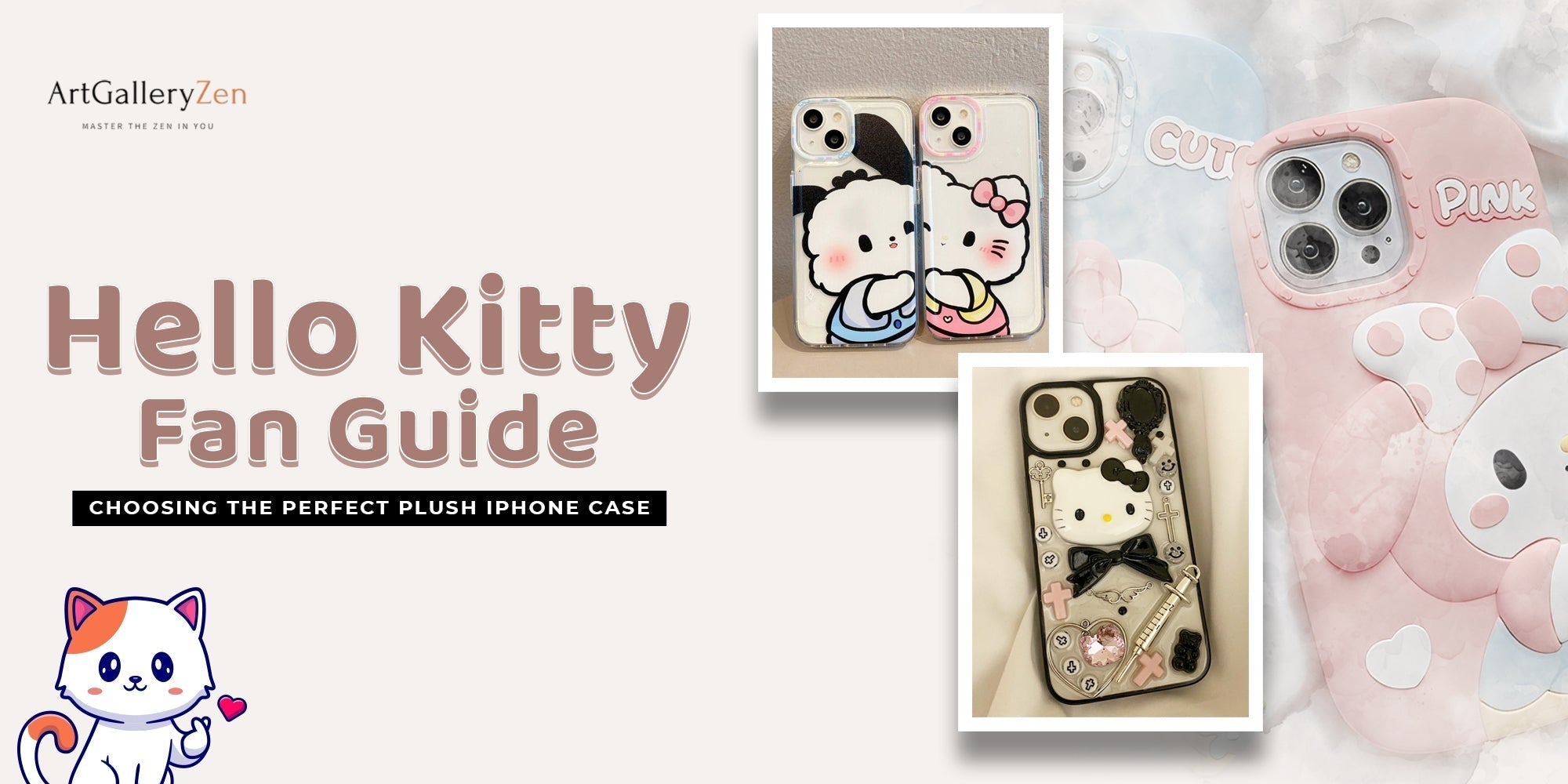 Hello Kitty Fan Guide: Choosing the Perfect Plush iPhone Case - ArtGalleryZen