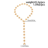 Thumbnail for Elegant Bowknot Y Necklace Gold Silver Plated Layered Pendant