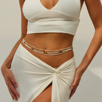 Thumbnail for 4 Pcs Seed Beaded Waist Chain Set - ArtGalleryZen