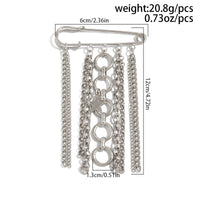 Thumbnail for Star Tassel Trouser Pin Brooch - Decorative Pants Chain Clip Body Jewelry