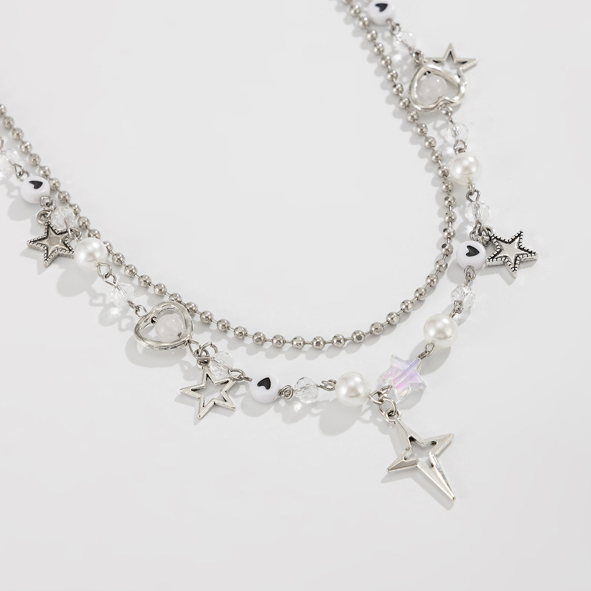 Layered Star Pearl Trouser Chain - Dainty Pendant Pants Jewelry