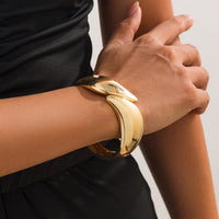 Thumbnail for Abstract Waterdrop Glossy Bangle Bracelet - ArtGalleryZen