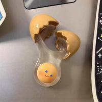 Thumbnail for Adorable Smiling Broken Egg Fridge Magnet - ArtGalleryZen