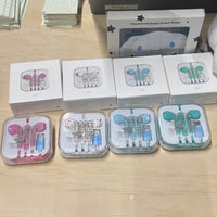 Thumbnail for Authentic Korean AEAE Polka Dot Wired USB - C Earphones - ArtGalleryZen