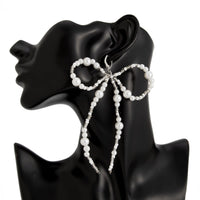 Thumbnail for Baroque Pearl Seed Beaded Bowknot Necklace Earrings Set - ArtGalleryZen