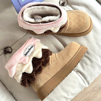 Thumbnail for BBIMP Ice Cream Platform Snow Boots - ArtGalleryZen