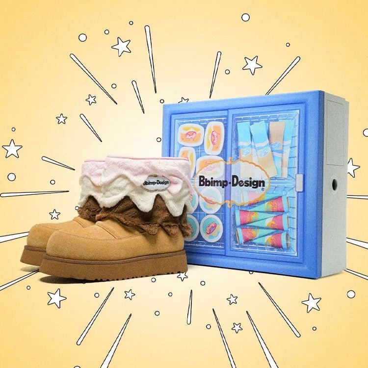BBIMP Ice Cream Platform Snow Boots - ArtGalleryZen