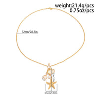 Thumbnail for Beach Style Conch Shell Starfish Pendant Bikini Body Chain - ArtGalleryZen