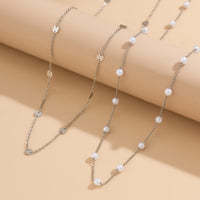 Thumbnail for Bohemia Layered Pearl Sequin Saturn Belly Chain Set - ArtGalleryZen