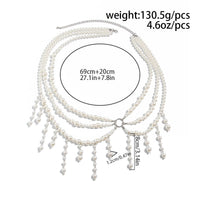 Thumbnail for Bohemia Layered Pearl Tassel Waist Chain - ArtGalleryZen