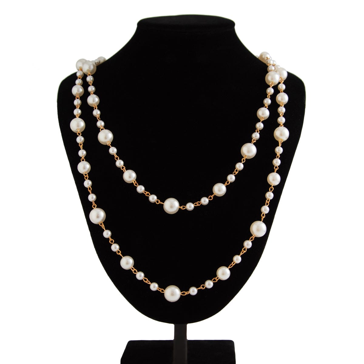 Bohemia Pearl Long Chain Necklace - ArtGalleryZen