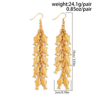 Thumbnail for Boho Chunky Goldfish Tassel Earrings - ArtGalleryZen