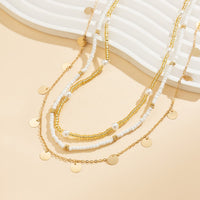 Thumbnail for Boho Dainty Layered Sequin Tassel Beaded Belly Chain Set - ArtGalleryZen