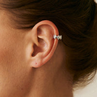 Thumbnail for Boho Gold Silver Tone Shell Ear Cuff Earring - ArtGalleryZen