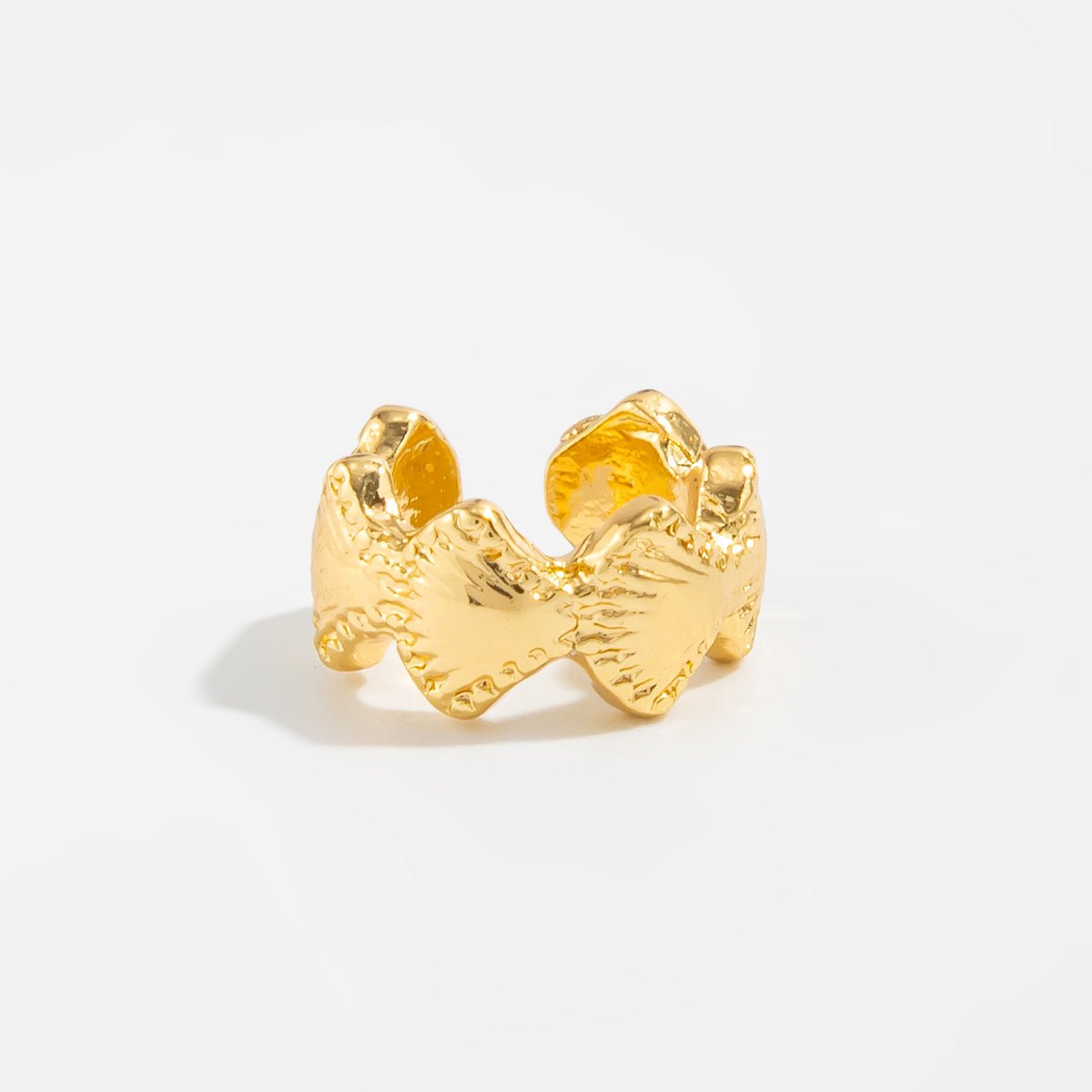 Boho Gold Silver Tone Shell Ear Cuff Earring - ArtGalleryZen