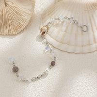 Thumbnail for Boho Irregular Crystal Stone Conch Pearl Chain Hair Braids Ring - ArtGalleryZen