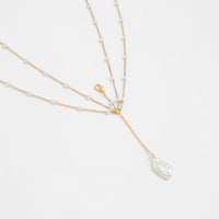 Thumbnail for Boho Layered Pearl Pendant Bikini Body Chain - ArtGalleryZen
