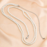 Thumbnail for Boho Minimalist Layered Pearl Waist Chain - ArtGalleryZen