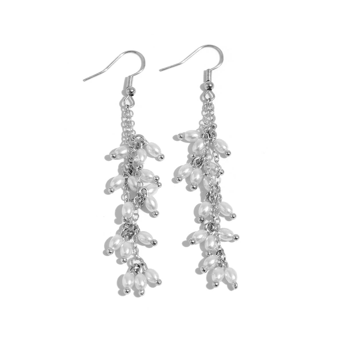 Boho Newly Dangling Pearl Tassel Earrings - ArtGalleryZen