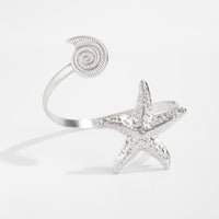 Thumbnail for Boho Starfish Conch Arm Cuff - ArtGalleryZen