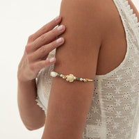 Thumbnail for Boho Starfish Conch Turtle Crystal Arm Cuff - ArtGalleryZen