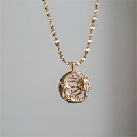 Thumbnail for Boho Sun and Moon Celestial Necklace - ArtGalleryZen