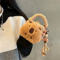 Thumbnail for Capybara Plush Coin Purse Earphone Case - ArtGalleryZen