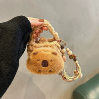 Thumbnail for Capybara Plush Coin Purse Earphone Case - ArtGalleryZen