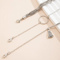 Thumbnail for Chc Multi-Layered Tassel Ring Bracelet Set - ArtGalleryZen
