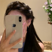Thumbnail for Chic 2 Pieces Enamel Ribbon Bowknot Hair Clips Set - ArtGalleryZen