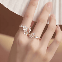 Thumbnail for Chic 2 Pieces Floral Ring Set - ArtGalleryZen