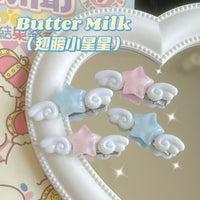 Thumbnail for Chic 2 Pieces Star Angel Wings Hair Clips Set - ArtGalleryZen