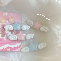 Thumbnail for Chic 2 Pieces Star Angel Wings Hair Clips Set - ArtGalleryZen
