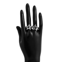 Thumbnail for Chic 2Pcs Hollow Star Open Ring Set - ArtGalleryZen