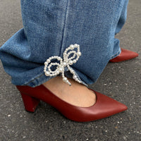 Thumbnail for Chic 2pcs Pearl Bowknot Trouser Pin Set - ArtGalleryZen
