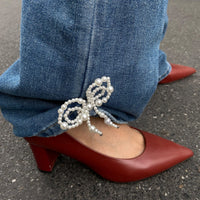 Thumbnail for Chic 2pcs Pearl Bowknot Trouser Pin Set - ArtGalleryZen
