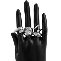 Thumbnail for Chic 4Pcs Chunky Waterdrop Open Ring Set - ArtGalleryZen