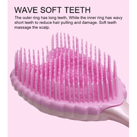 Thumbnail for Chic Angel Wing Hair Brush Comb - ArtGalleryZen