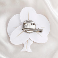 Thumbnail for Chic Butterfly Orchid Flower Pin Brooch - ArtGalleryZen