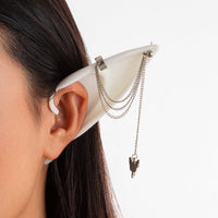 Thumbnail for Chic Butterfly Tassel Silicone Elf Ear Cuff Wrap Earrings - ArtGalleryZen