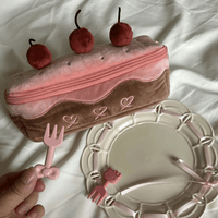 Thumbnail for Chic Cherry Chocolate Cake Pencil Case - ArtGalleryZen