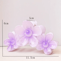 Thumbnail for Chic Colorful Flower Hair Claw Clip - ArtGalleryZen