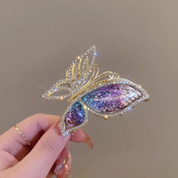Thumbnail for Chic CZ Inlaid Butterfly Chignon Claw Clip Hair Clip - ArtGalleryZen
