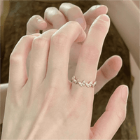 Thumbnail for Chic CZ Inlaid Enamel Butterfly Open Ring - ArtGalleryZen