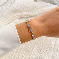 Thumbnail for Chic CZ Inlaid Star Bracelet - ArtGalleryZen