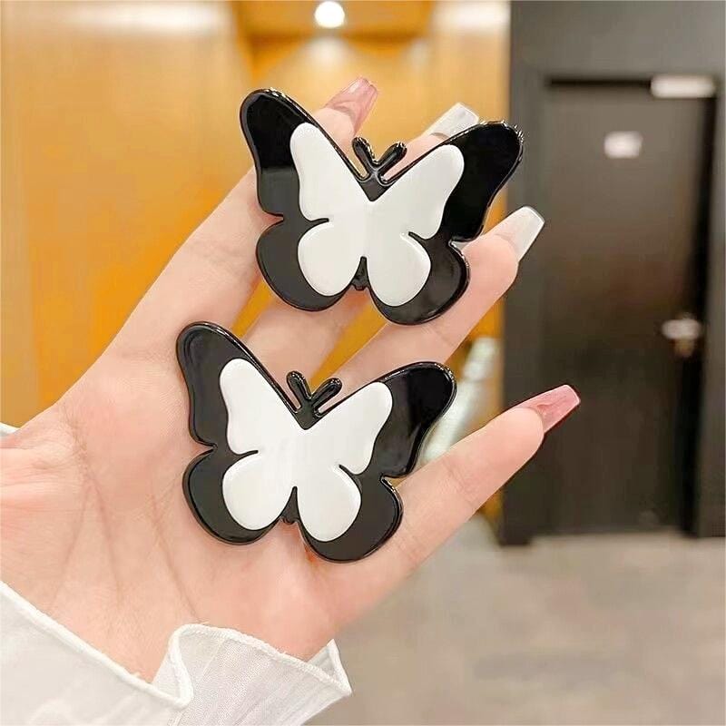 Chic Duo Butterfly Hair Clip - ArtGalleryZen