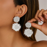 Thumbnail for Chic Duo Sunflower Dangle Earrings - ArtGalleryZen