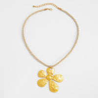 Thumbnail for Chic Flower Spiral Round Square Pendant Necklace - ArtGalleryZen