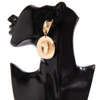 Thumbnail for Chic Gold Silver Plated Cowboy Hat Dangle Earrings - ArtGalleryZen