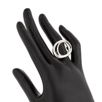 Thumbnail for Chic Irregular Duo Oval Ring - ArtGalleryZen